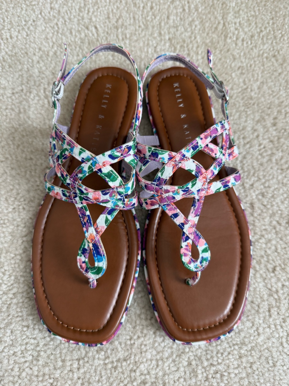 Kelly & Katie Poppie Multicolored Sandal (7.5)